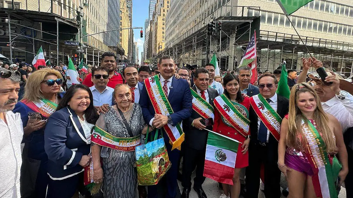 Alejandro Armenta festejos de la independencia en Nueva York